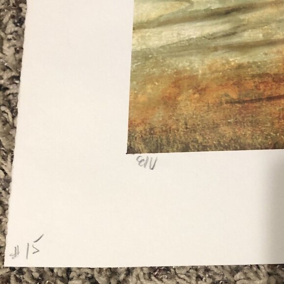 27.75"x27" SIGNED Variable Edition (E/V) Art Print HILLS II w/ Artist Details - Picture 5 of 5